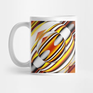 Striped circles Mug